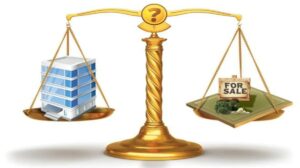 Apartment vs land plot What is the better investment